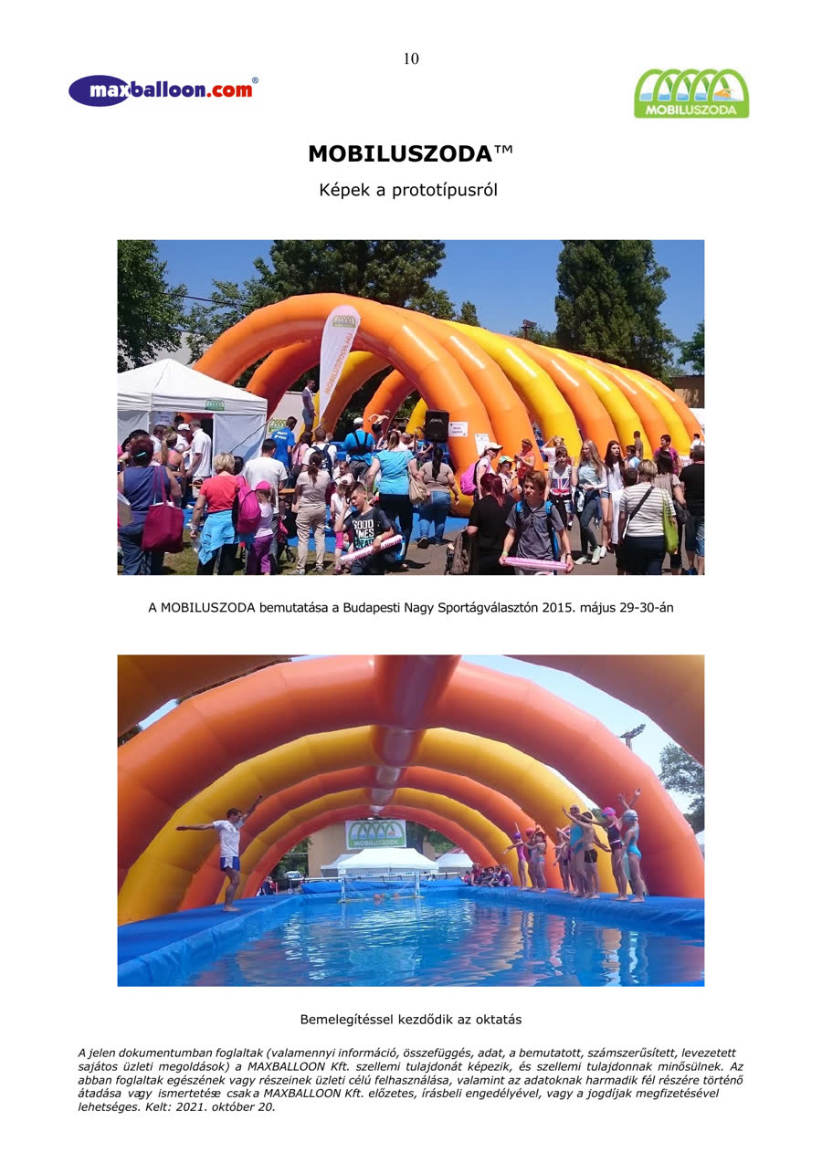 MOBILUSZODA prototípus a Budapesti Nagy Sportágválasztón, 2015